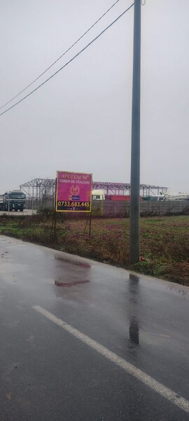 Dragomiresti-Vale, langa Soseaua de Centura, pretabil hale, productie